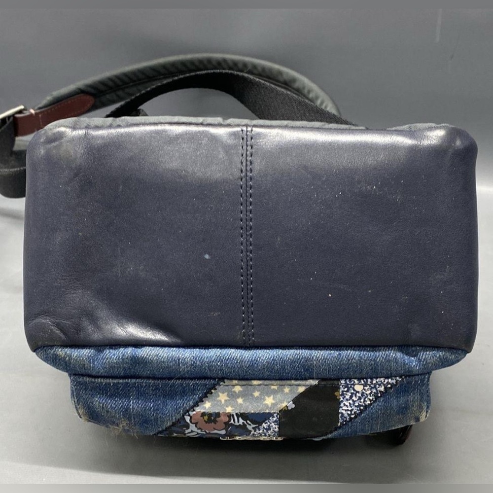 Denim Patchwork Quilt Backpack - Picture 4 of 4